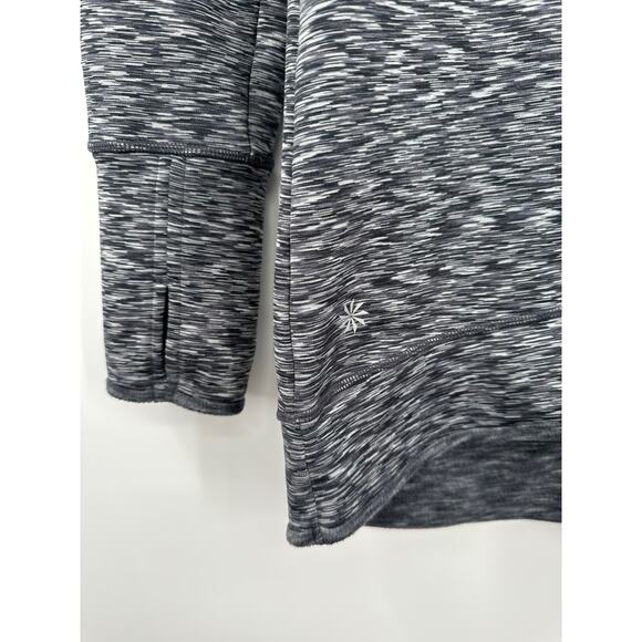 Athleta womens grey cowl neck sweater size M - Picture 3 of 5